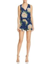 Show Me Your MuMu Lotus Print Riri Romper at Bloomingdales